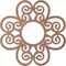 Ekena Millwork Cohen Wood Fretwork Pierced Ceiling Medallion, Wood (Paint Grade), 18"OD x 6 1/8"ID x 3/8"T CMWP18X18X0375COMF - alternate 3